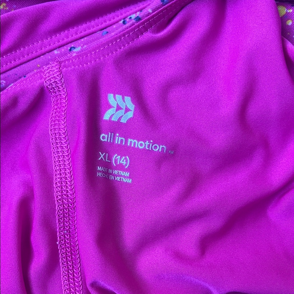 All in Motion Pink Kids athletic dress with skort - Picture 4 of 4